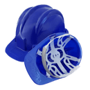 Capacete de Proteção Plástico PLT Classe B CA 31469