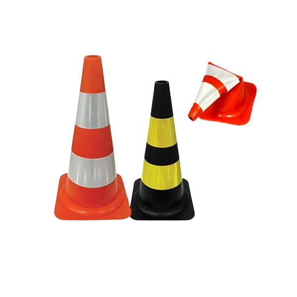 Cone de Sinalização Flexível Refletivo 75 cm