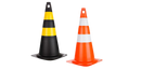 Cone de Sinalização Rígido 75 cm